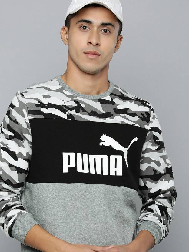 PUMA Full Sleeve Printed Men Sweatshirt - Buy PUMA Full Sleeve Printed Men Sweatshirt Online at Best Prices in India | Flipkart.com