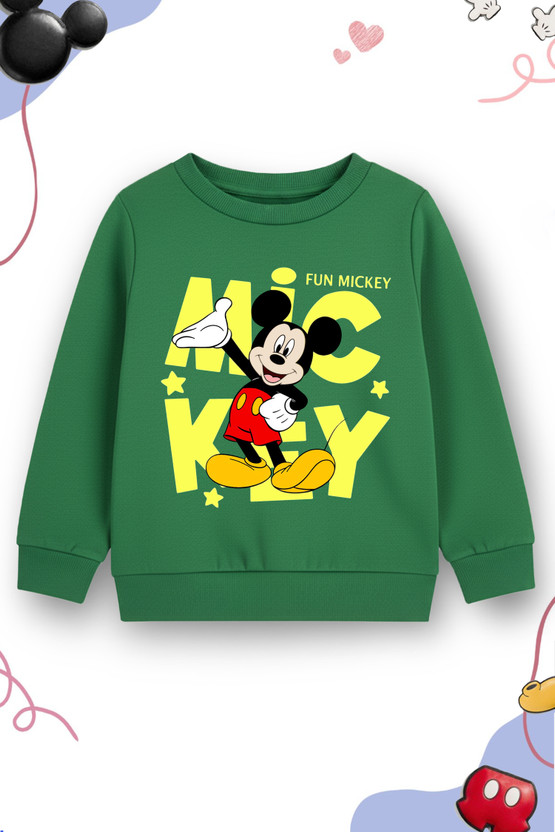 DISNEY BY MISS & CHIEF Full Sleeve Graphic Print Boys Sweatshirt