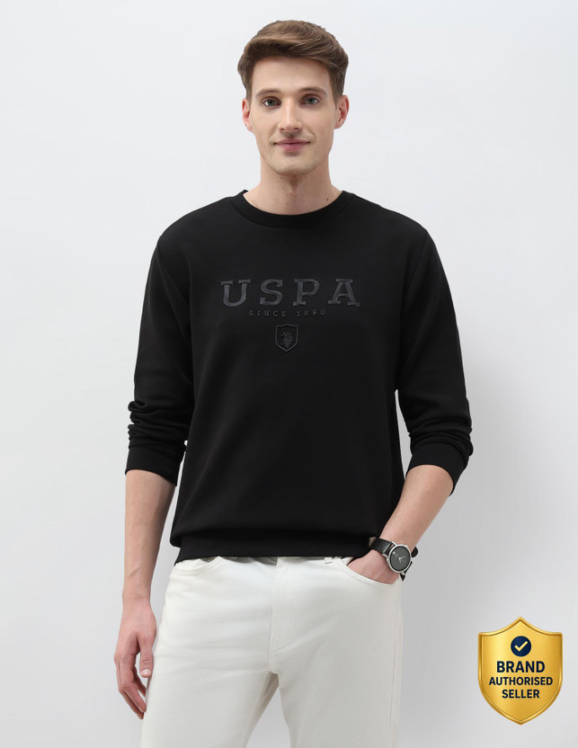 U.S. POLO ASSN. Full Sleeve Graphic Print Men Sweatshirt