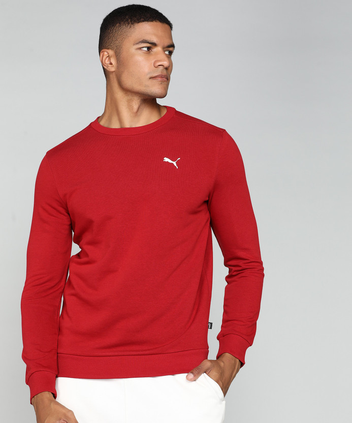 puma full sleeve solid men's t shirt