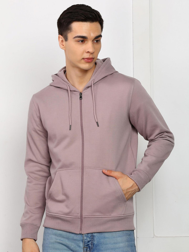 Alan Jones Full Sleeve Solid Men Sweatshirt