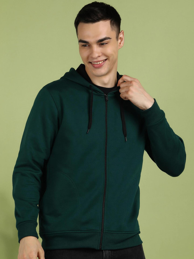 Alan Jones Full Sleeve Solid Men Sweatshirt