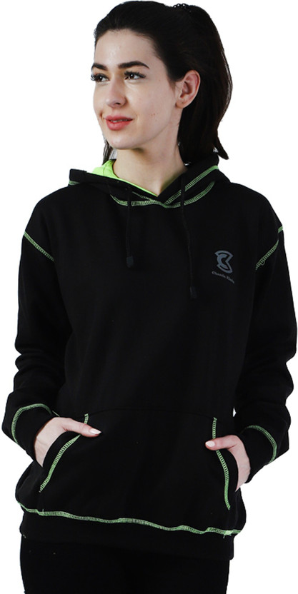 Chanda Khuba Full Sleeve Solid Women Sweatshirt