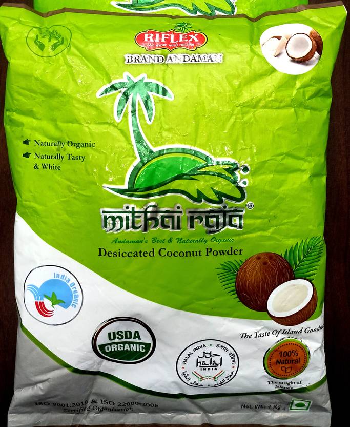 RIFLEX DESICCATED COCONUT POWDER 1KG(MITHAI RAJA) Pouch Price in India