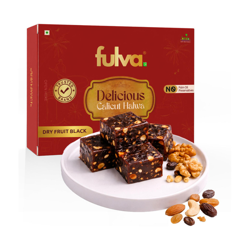 Fulva Dry Fruit Authentic Black Kozhikoden Halwa with Premium Quality(200 g)