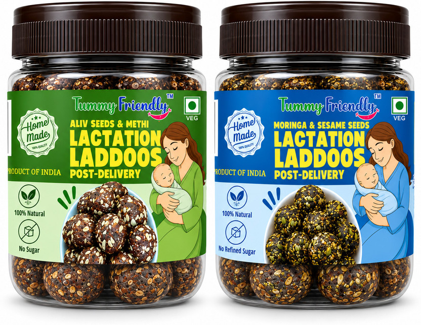 TummyFriendly TummyFriendly Foods Gond Laddu. Post Delivery Lactation Supplement Laddoo. (Moringa-Beetroot)(2 x 250 g) - Flipkart Deal