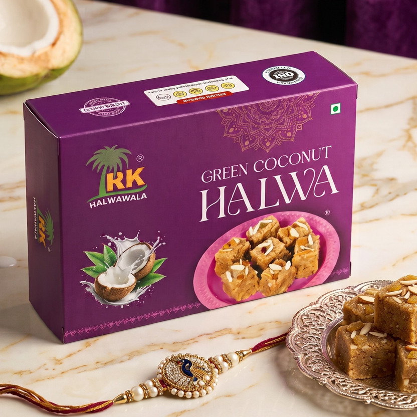RKHALWAWALA Green Coconut Halwa(400 g)