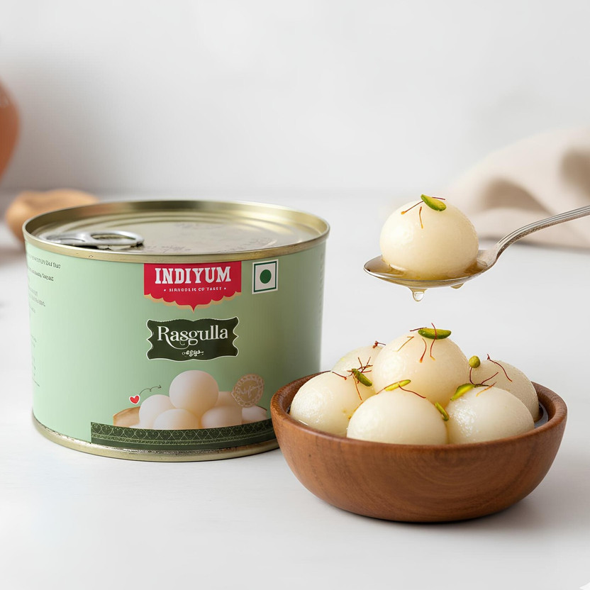 Indiyum Bengali Rasgulla Tin(500 g)