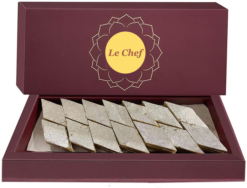 Le cHef Kaju Katli Box 200 gm | Indian Sweet(200 g)