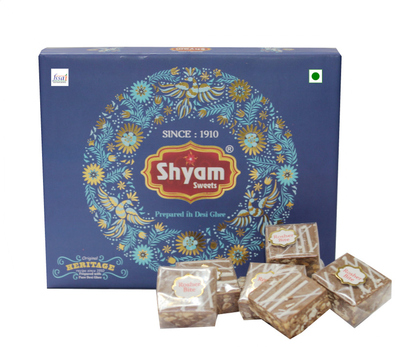 SHYAMSWEETS SHYAMSWEETS Rosher Bite Burfi 500gm(500 g) - Flipkart Deal