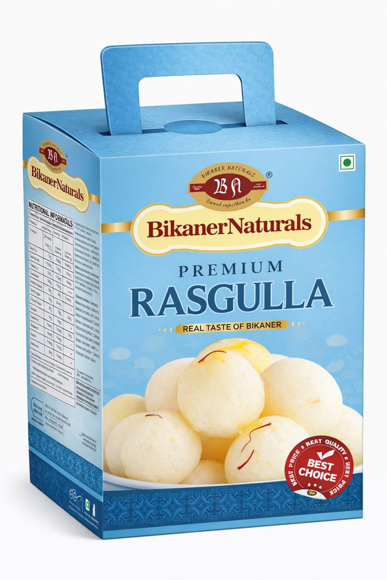 2BA BIKANER NAURALS RASGULLA(1 kg)