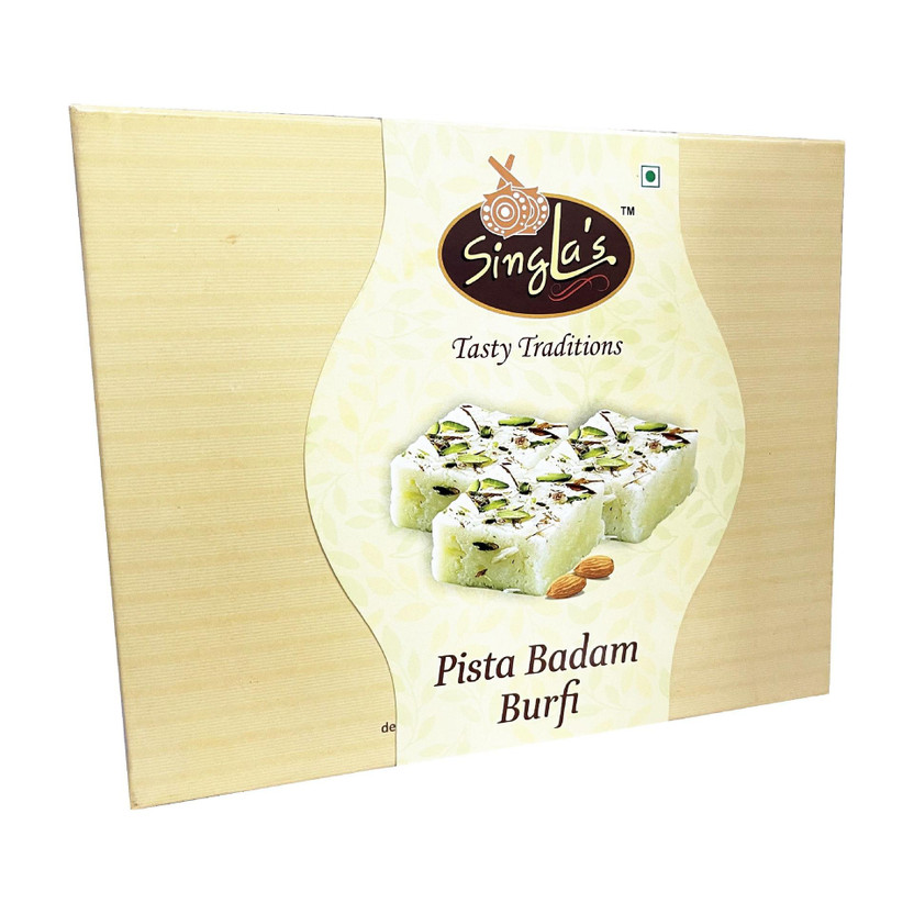 Singla Sweets Pista Badam Burfi Special(500 g)