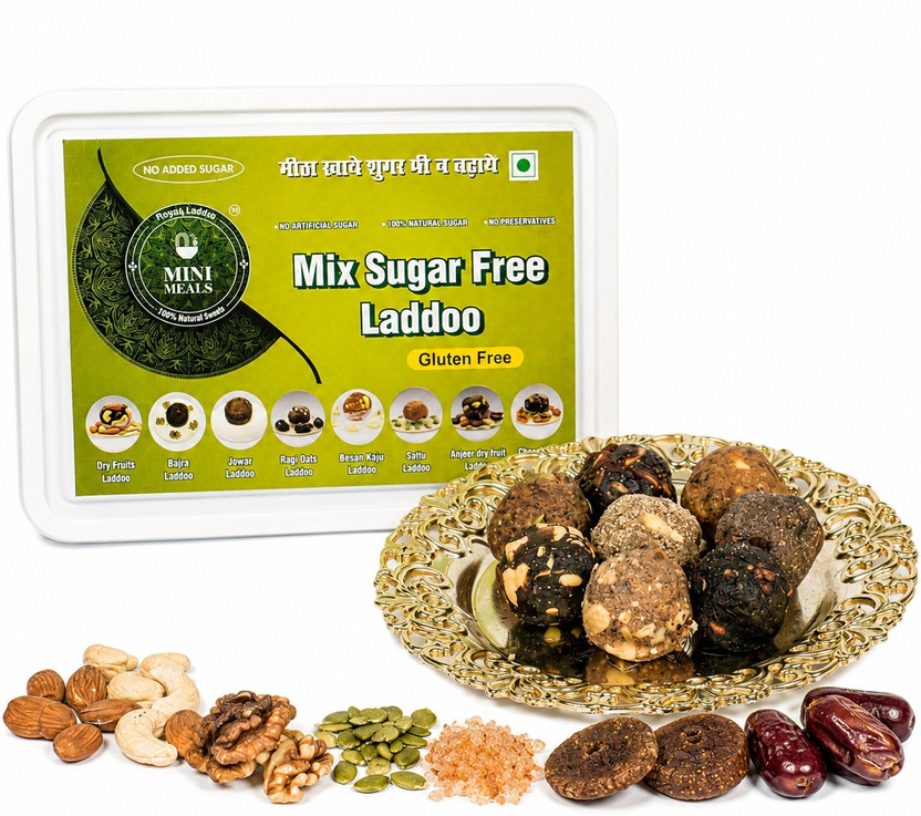 prayag laddoo Indian Festival Sweets Ready to Eat Dry Fruit Sweet(250 g)