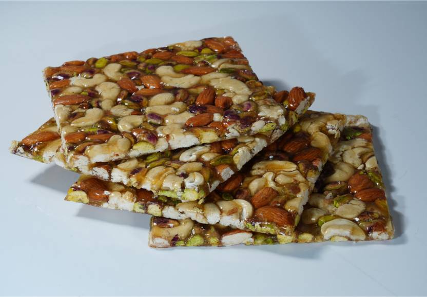 Amrut Mix Dry Fruits Chikki Dryfruit Sugar Chikki Indian Special