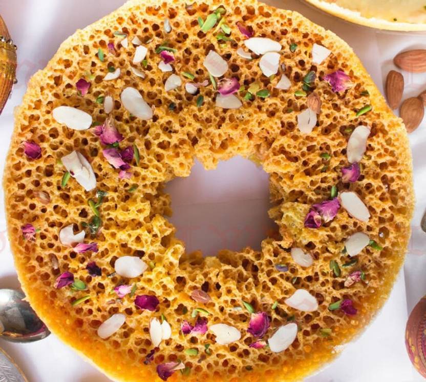 taste of alwar Kesar GHEWAR Box Price in India Buy taste of alwar