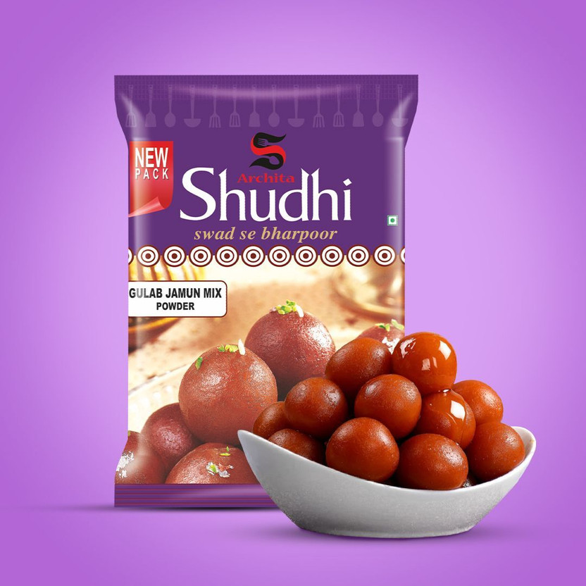 Archita Shudhi Gulab Jamun Powder 350 gm (Pouch)(350 g)
