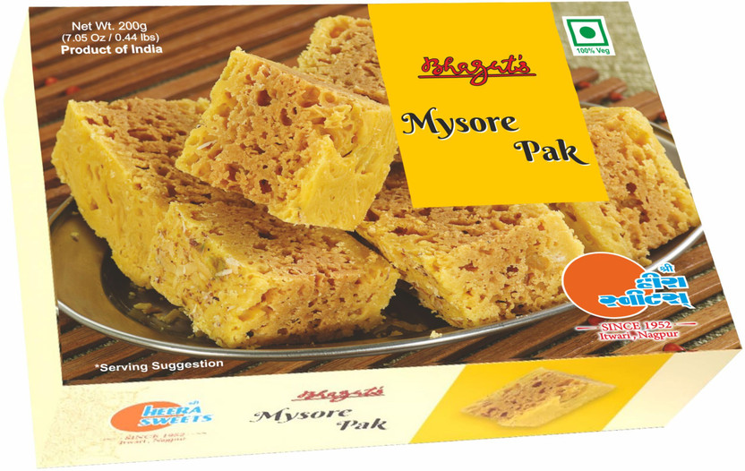 Bhagat's Heera Sweets Mysore Pak Box(200 g)