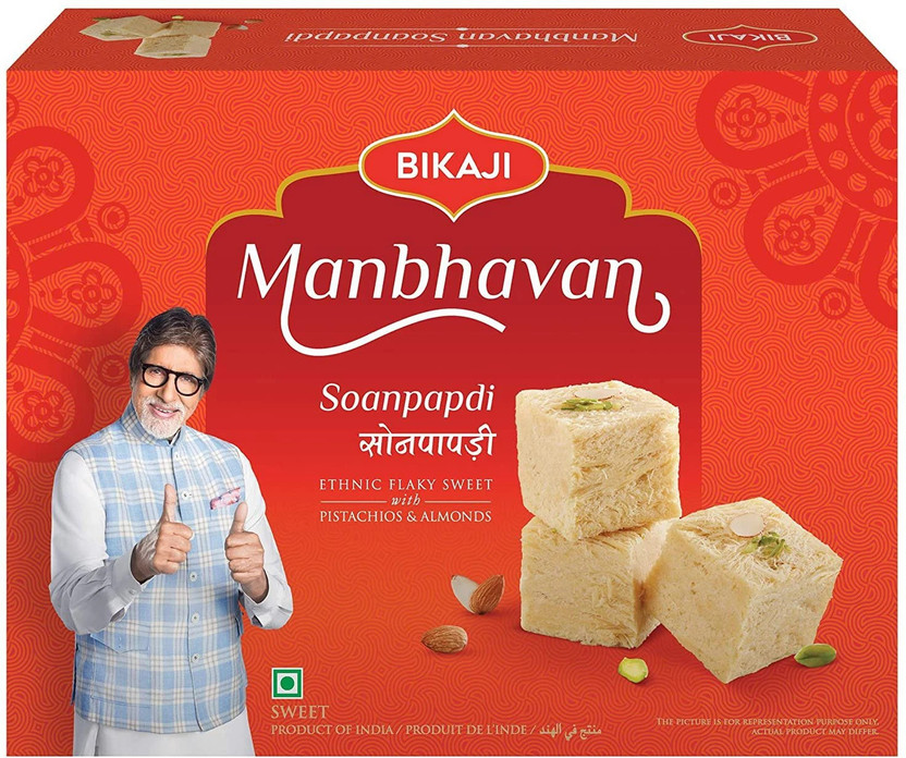 Bikaji Manbhavan Soanpapdi 450 Gram Box(450 g)