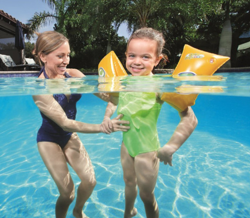 Intelligent Swimming Armbands Inflatable Safety gear 12" x 6"/30cm x 15cm Swim Floatation Belt