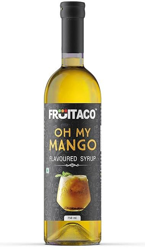 fruitaco Mango Syrup: Perfect Mixer For Enhancing Mocktails & Cocktails, Drinks 750(750 ml, Pack of 1)