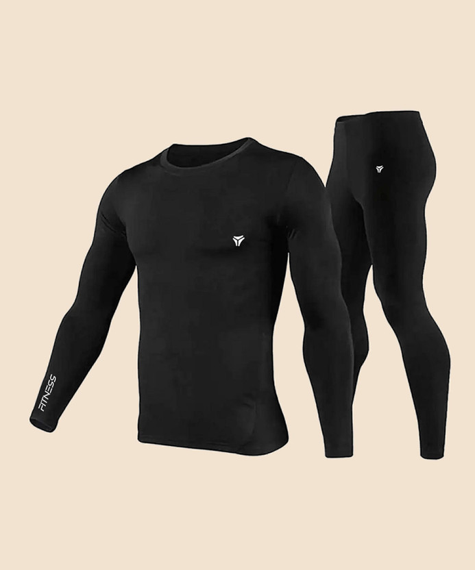 Kyk Solid Men Round Neck Black T-Shirt