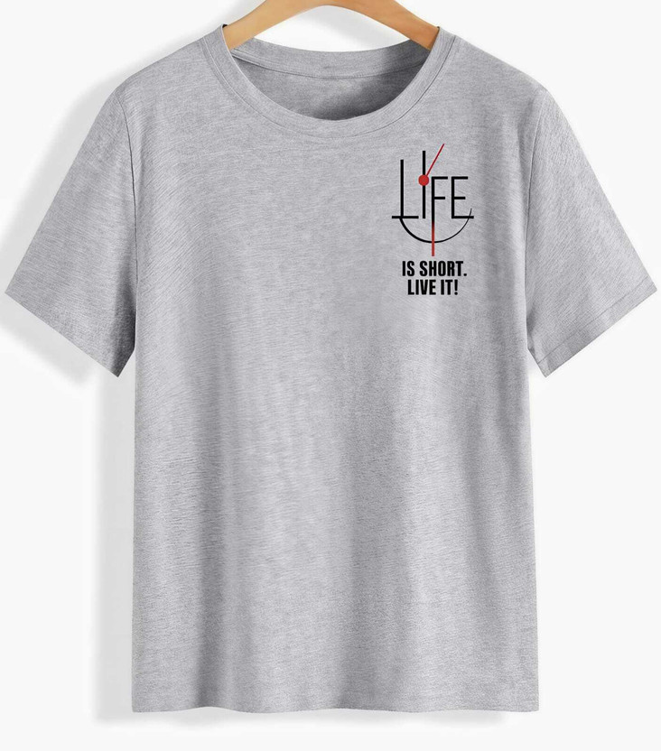 GUDDU GUDDU ONLINE Typography, Graphic Print Couple Round Neck Grey T-Shirt - Flipkart Deal
