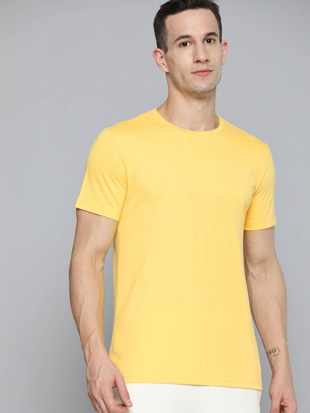 hrx yellow t shirt