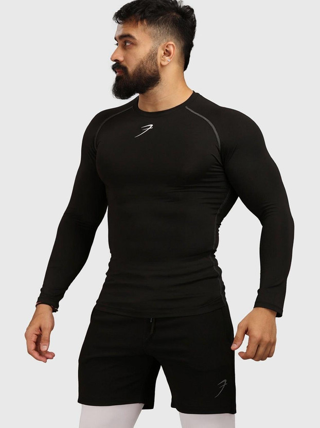 FuaarK FuaarK Solid Men Round Neck Black T-Shirt - Flipkart Deal