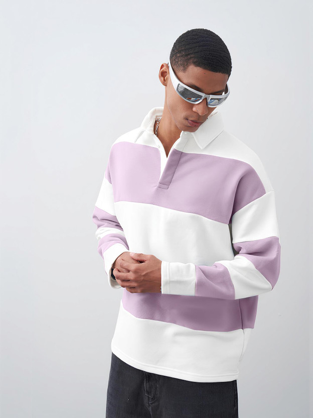 MANIAC MANIAC Colorblock Men Polo Neck White T-Shirt - Flipkart Deal