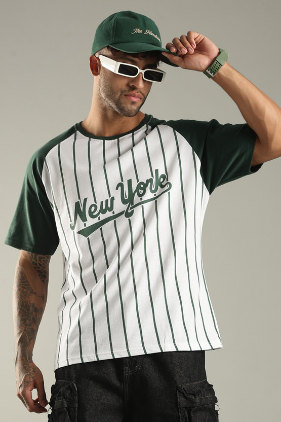 SHINX SHINX Printed Men Round Neck White, Dark Green T-Shirt - Flipkart Deal
