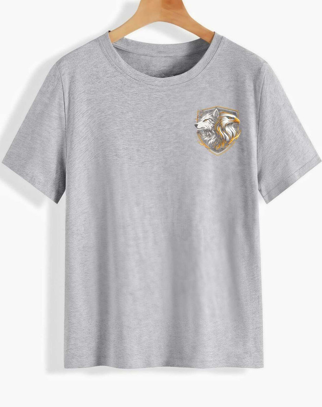GUDDU GUDDU ONLINE Printed Men Round Neck Grey T-Shirt - Flipkart Deal
