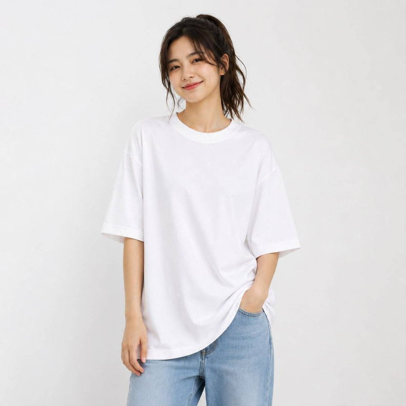 Flipkart M P TRENDS Solid Women Round Neck White T-Shirt - Flipkart Deal