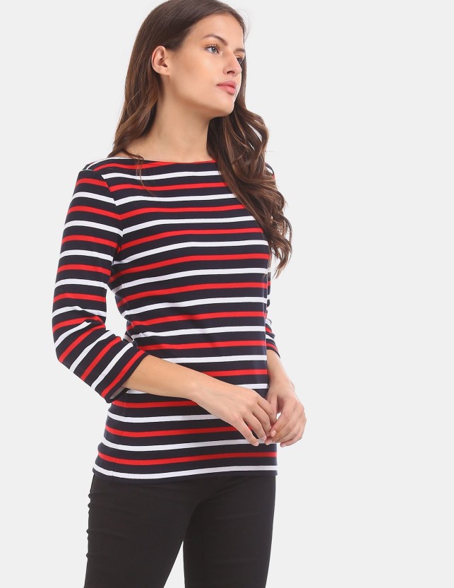 tommy hilfiger boat neck top