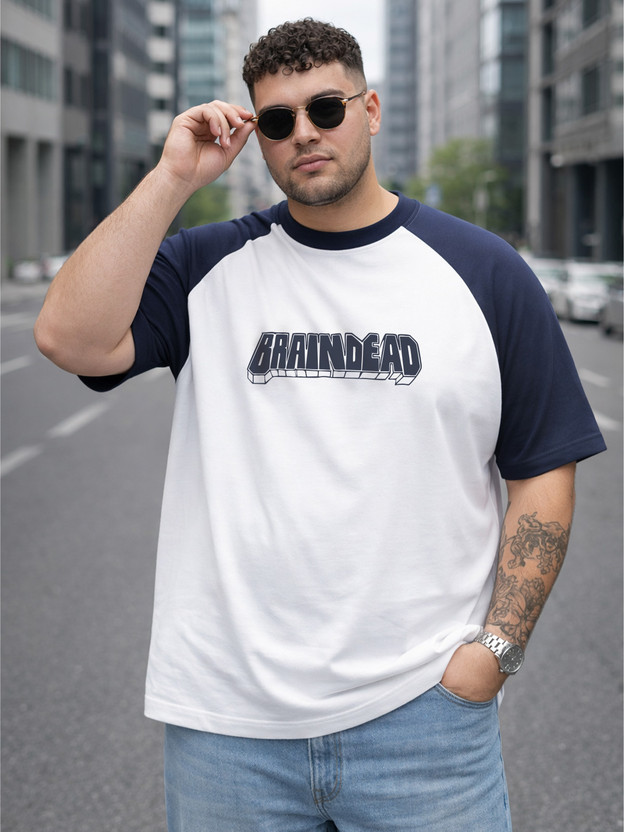 Veirdo Graphic Print Men Round Neck Multicolor T-Shirt