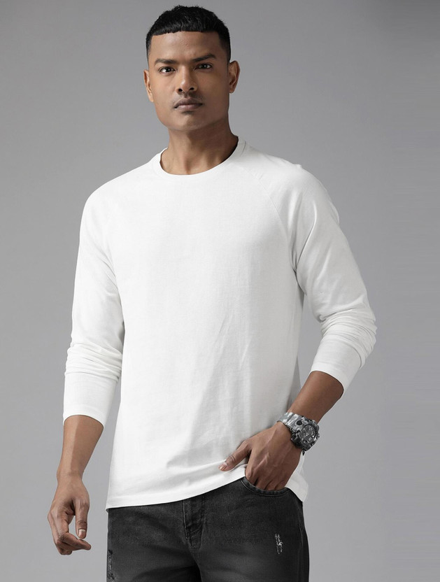 Roadster Roadster Solid Men Round Neck White T-Shirt - Flipkart Deal