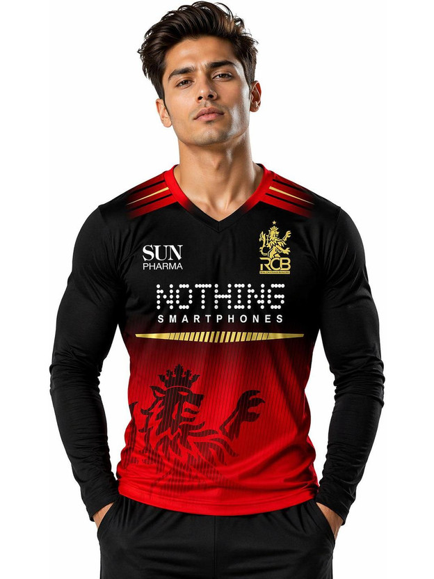 ROCKINRETAILZ Printed Men V Neck Multicolor T-Shirt