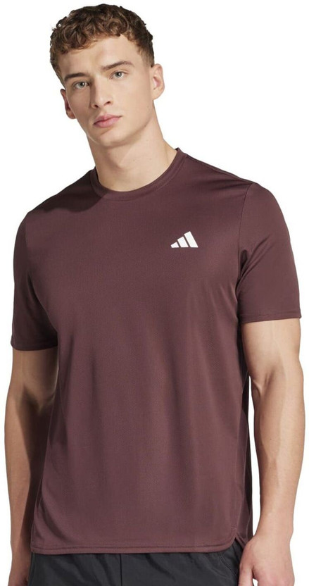ADIDAS Graphic Print Men Crew Neck Red T-Shirt