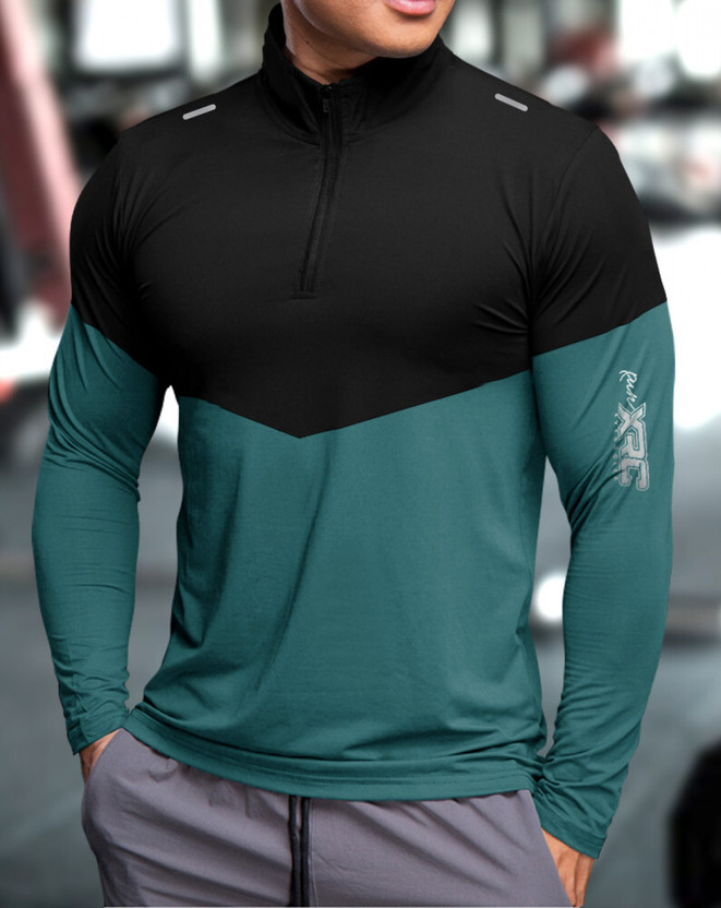 GARBLY GARBLY Colorblock Men Henley Neck Multicolor T-Shirt - Flipkart Deal