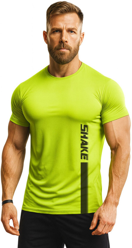 3colors 3colors Printed Men Round Neck Green T-Shirt - Flipkart Deal