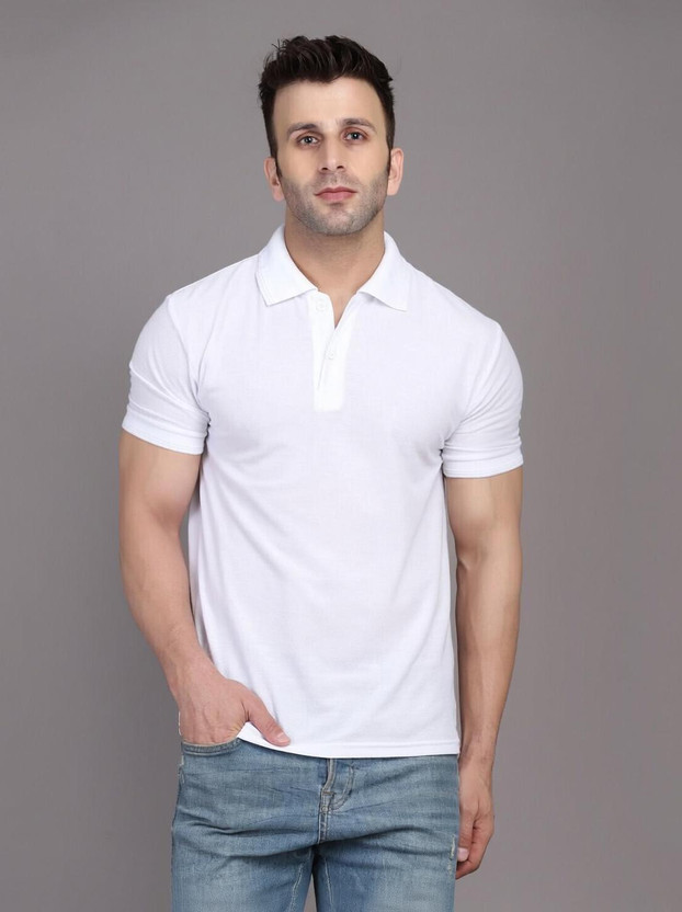 INKKR INKKR Solid Men Polo Neck Multicolor T-Shirt - Flipkart Deal