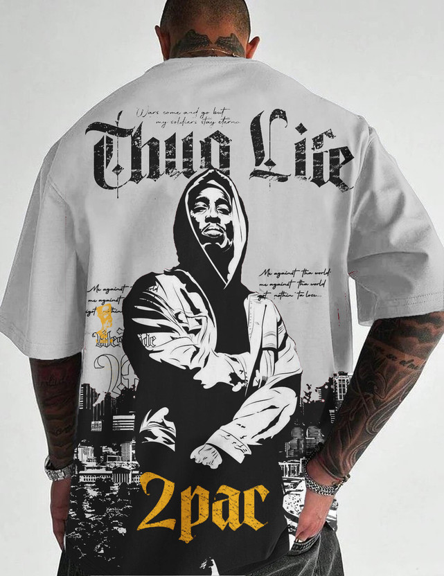 Force Graphic Print Men Round Neck Grey T-Shirt