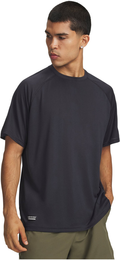 UNDER UNDER ARMOUR Solid Men Crew Neck Navy Blue T-Shirt - Flipkart Deal
