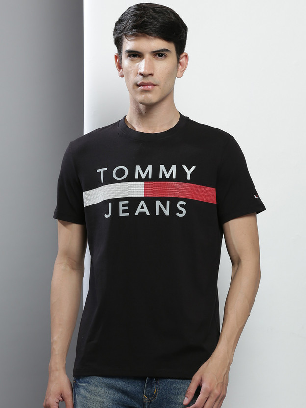 tommy hilfiger black t shirt
