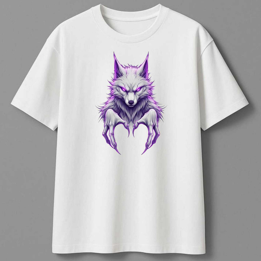 GUDDU ONLINE Graphic Print Men Round Neck White T-Shirt