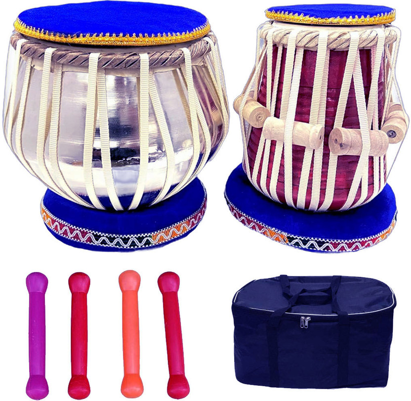 Musical Empires drums for puja Tabla(Dayan - 14 cm, Bayan - 22 cm)