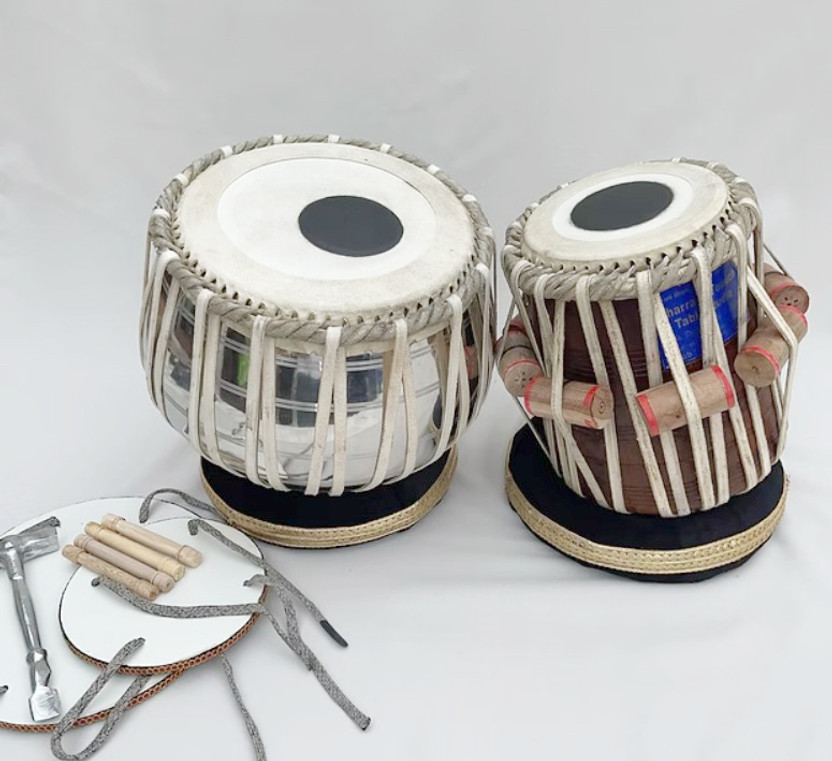 BestBrother Classical Student Tabla Set/ Ring Pad/ Hammer With Cover Bag Tabla(Dayan - 13 cm, Bayan - 22 cm)
