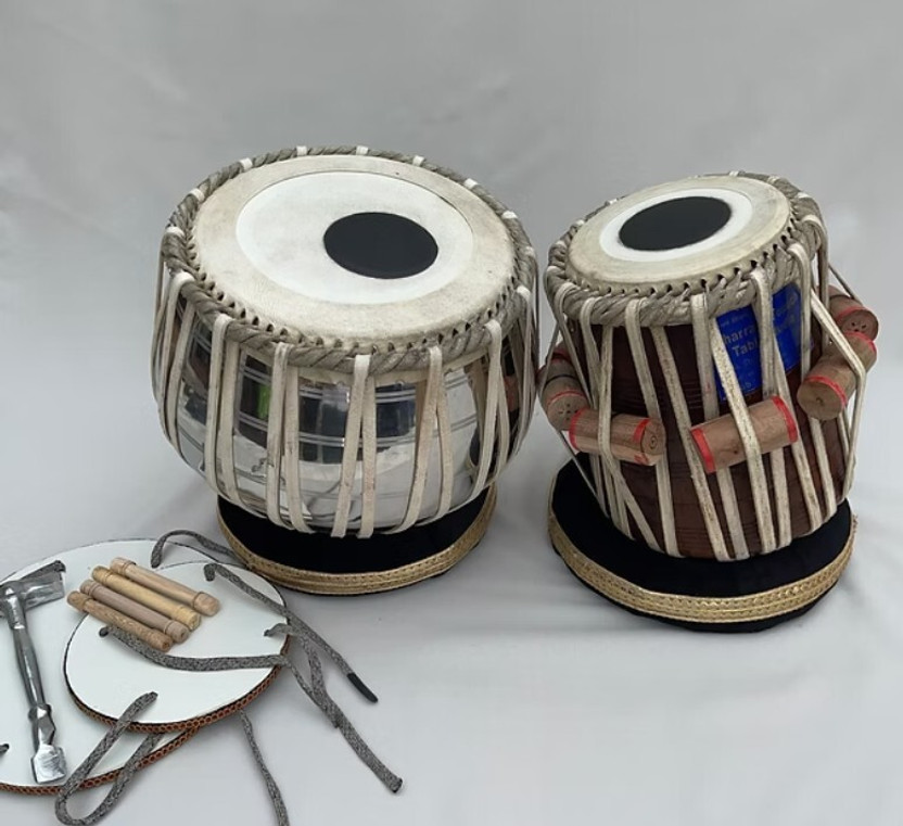 BestBrother Classical Student Handmade Tabla Set, Ring Pad, Hammer Tabla(Dayan - 13 cm, Bayan - 22 cm)