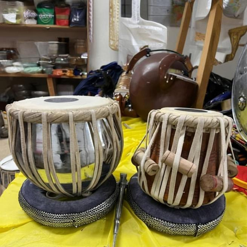 BestBrother Classical Students Tabla Set, Ring Pad, Hammer With Cover Bag Tabla(Dayan - 13 cm, Bayan - 22 cm)