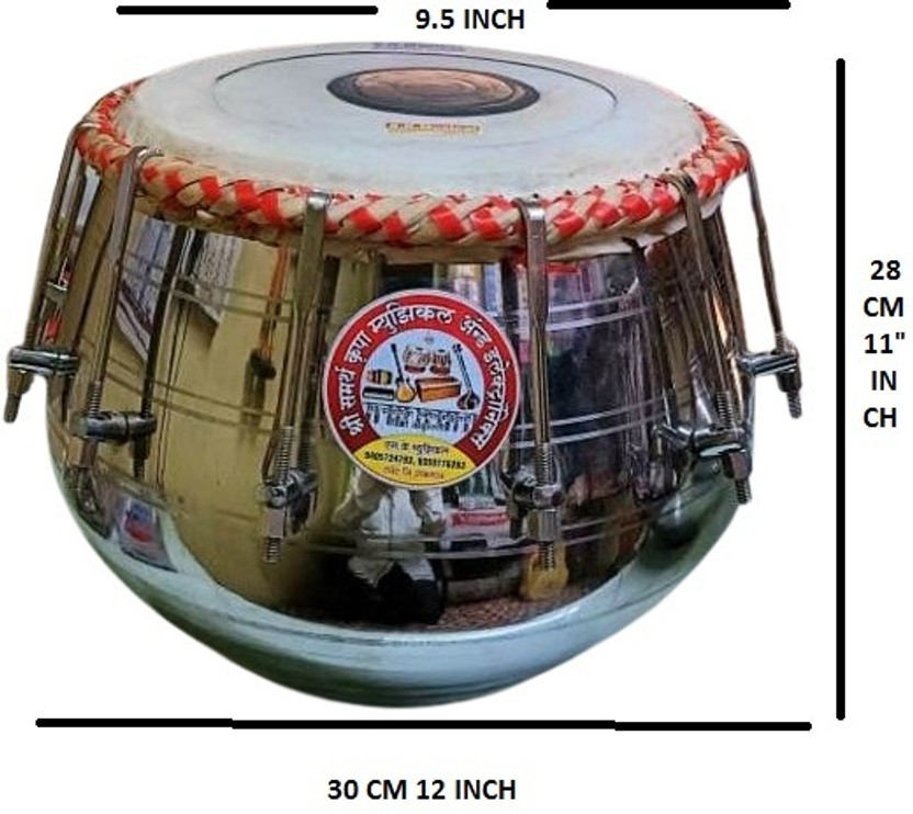 SK Musical Tabla(Dayan - 0 cm, Bayan - 24 cm)