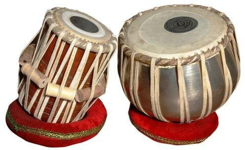 SG MUSICAL SGM-FR4 Classical Indian Handmade Iron Tabla With Binnu Tabla(Dayan - 14 cm, Bayan - 14 cm)